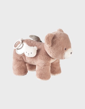 Lily activity plush in Veloudoux® and muslin pink

