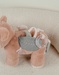 Lily activity plush in Veloudoux® and muslin pink
