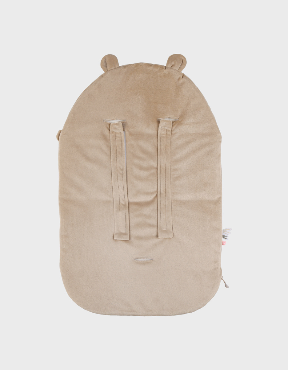 Beige Veloudoux® baby nest – Fluffy
