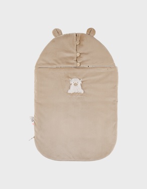 Beige Veloudoux® baby nest – Fluffy
