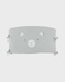 Cot bumper and rail guards in embroidered muslin
