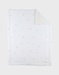 Couverture blanche en gaze de coton bio 75x100 cm
