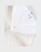 Couverture blanche en gaze de coton bio 75x100 cm