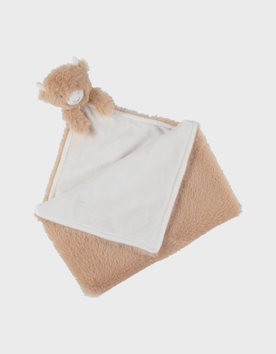 My first Fluffy blanket in Veloudoux® beige ecru
