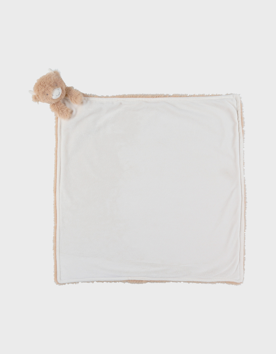 My first Fluffy blanket in Veloudoux® beige ecru
