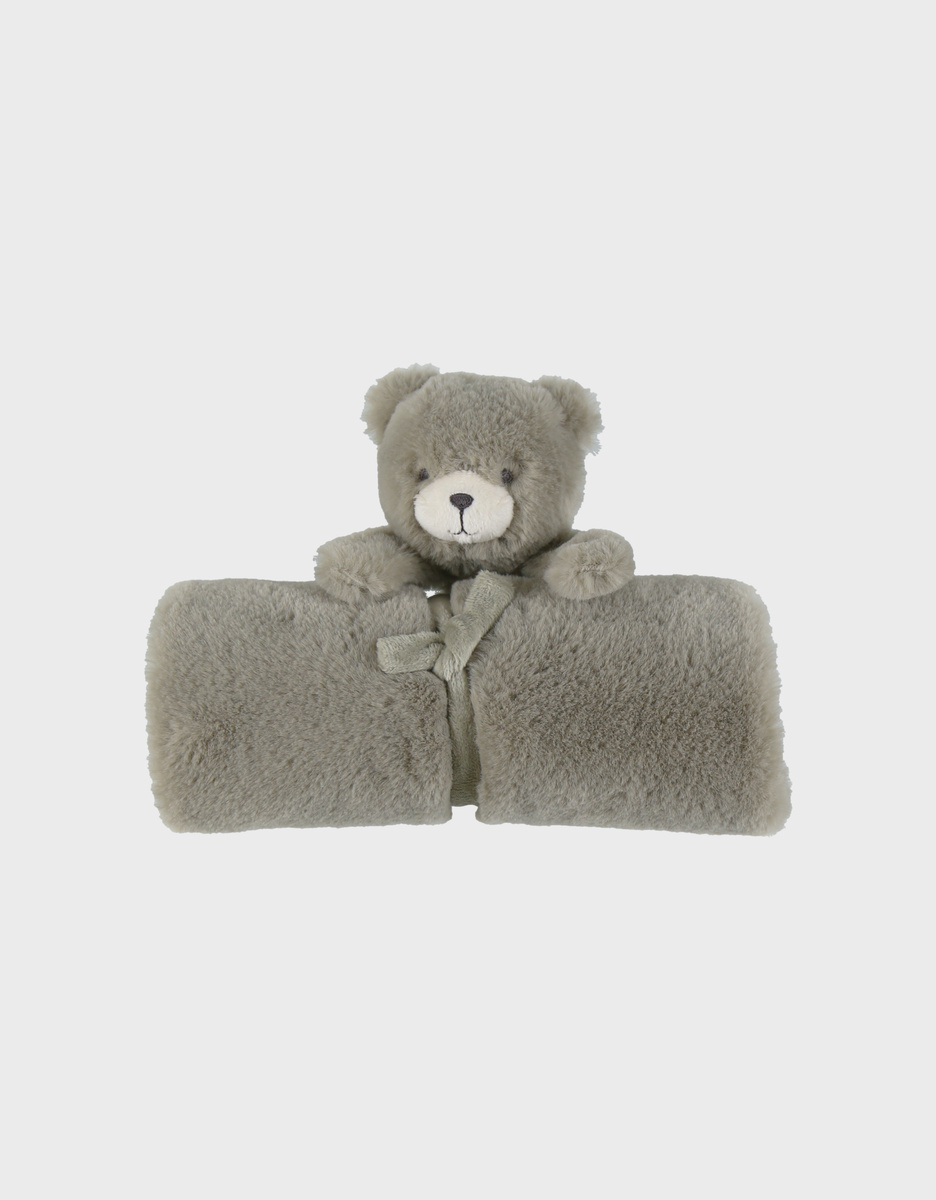 My first Orso blanket in Veloudoux®, khaki/ecru
