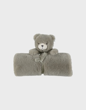 My first Orso blanket in Veloudoux®, khaki/ecru
