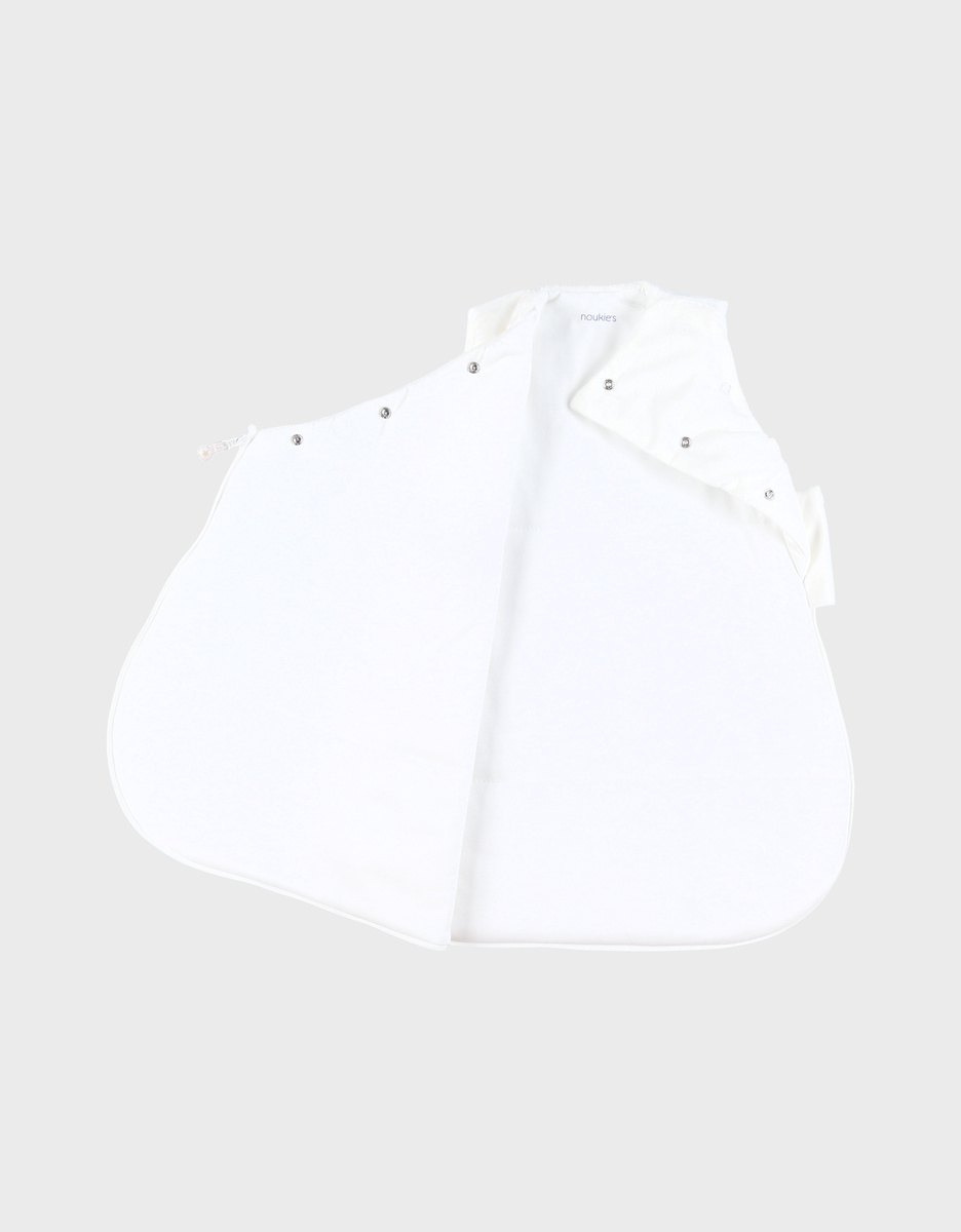 Gigoteuse écrue brodée 50 cm en Veloudoux®