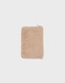 Camel faux fur health book cover - Lily
