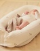 Ecru organic muslin embroidered cocoon – Fluffy Orso Lily
