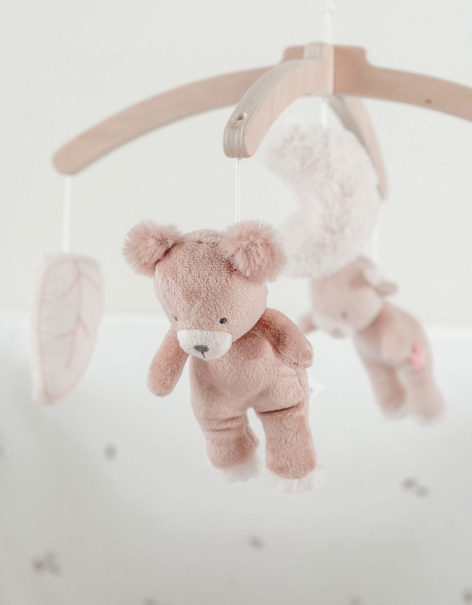 Musical mobile with wooden arm – Lily & Fluffy
