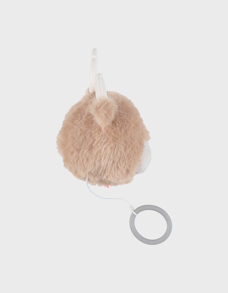 Muzikale knuffel Fluffy in Veloudoux® beige