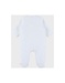 White velour sleepsuit with embroidery – Fluffy
