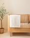 75x100cm muslin and sherpa blanket in ecru
