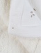 75x100cm muslin and sherpa blanket in ecru
