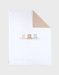 Beige and white Veloudoux® blanket 75x100cm – Fluffy, Orso & Lily