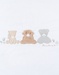 Beige and white Veloudoux® blanket 75x100cm – Fluffy, Orso & Lily