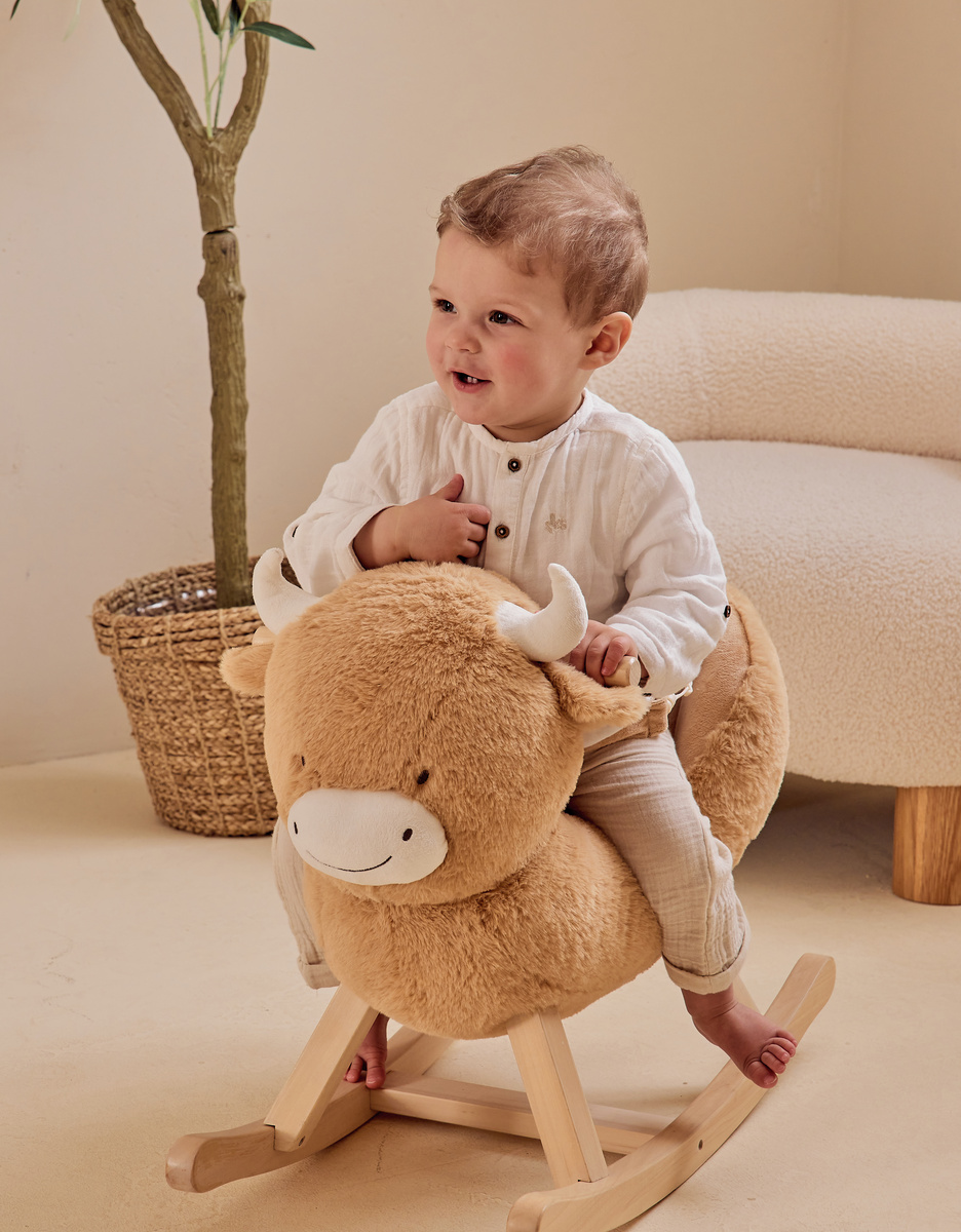 Beige baby rocker – Fluffy
