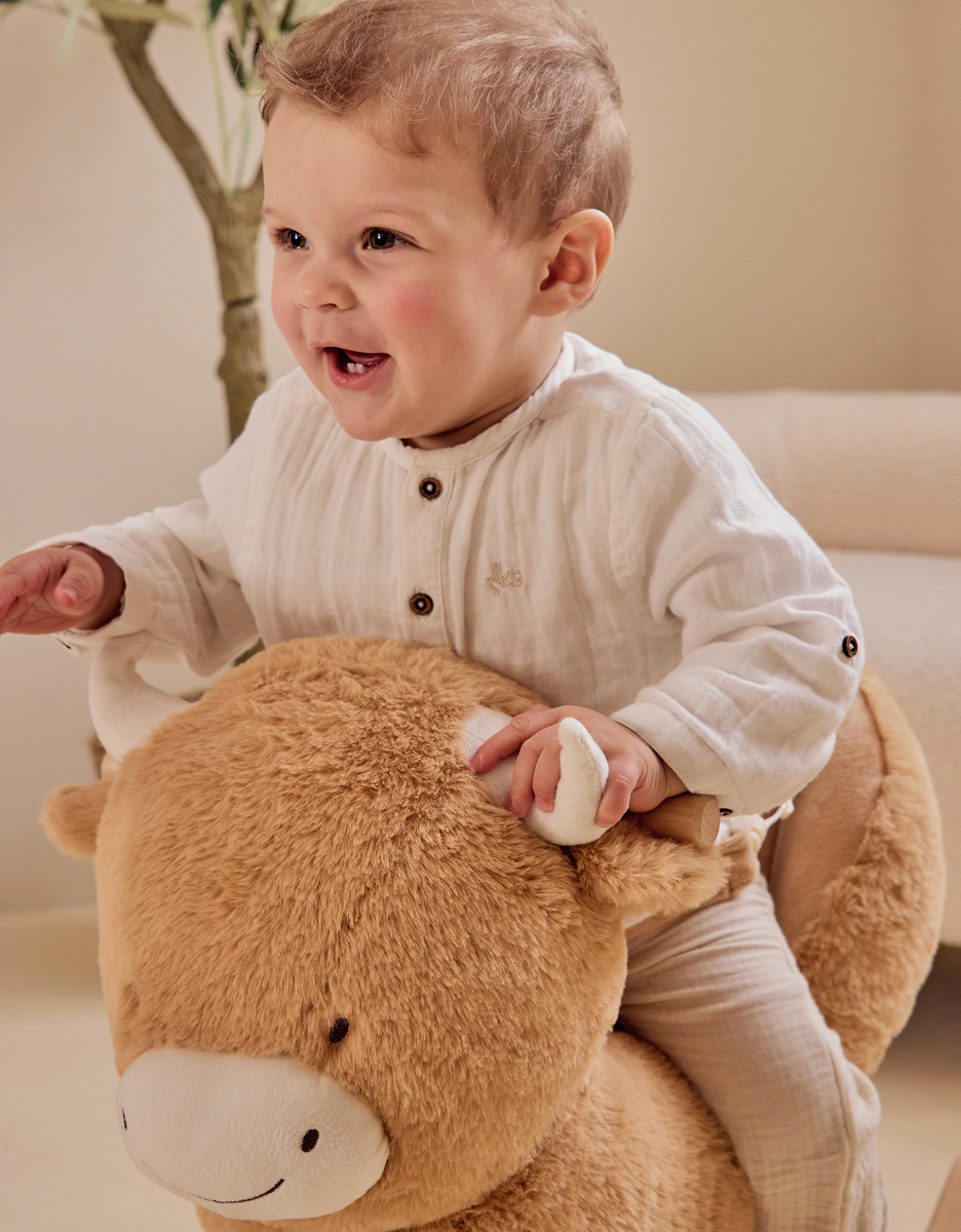 Beige baby rocker – Fluffy
