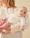Set of 2 wrap bodysuits in organic jersey cotton
