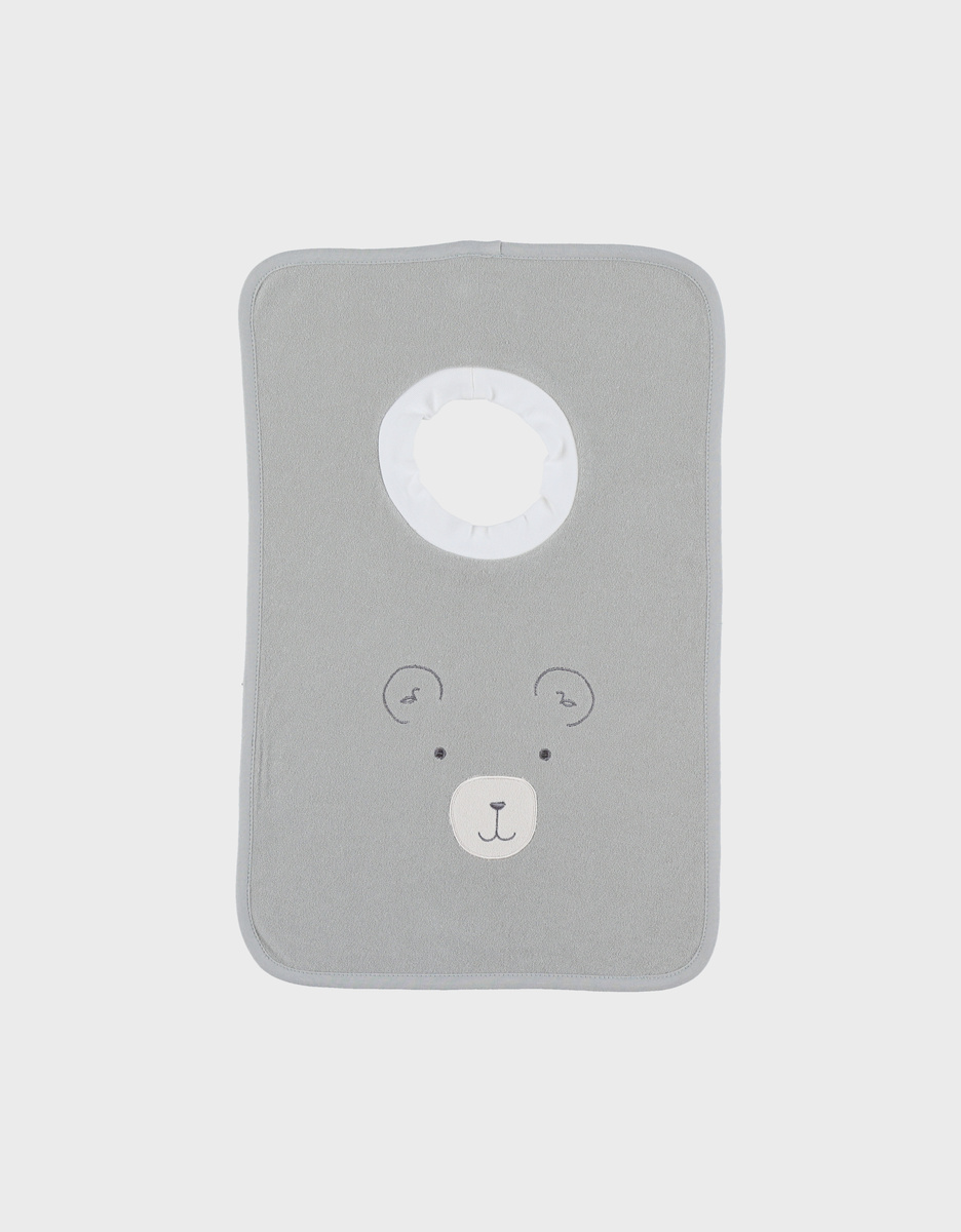 Funny terry bib – Orso & Fluffy
