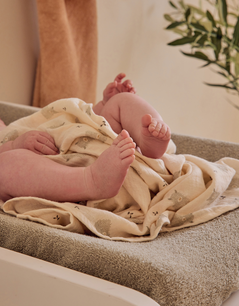 Set of 2 muslin swaddles 120x120cm – Fluffy, Orso & Lily
