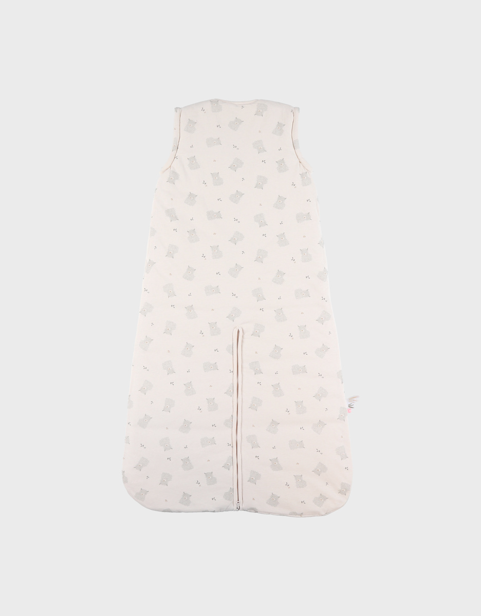 100cm sleeping bag with removable sleeves in jersey
