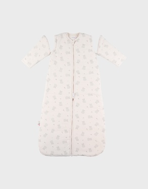100cm sleeping bag with removable sleeves in jersey
