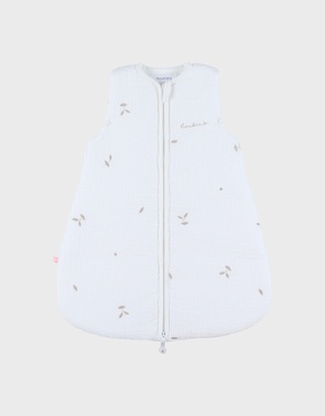 50cm quilted muslin sleeping bag with embroidery