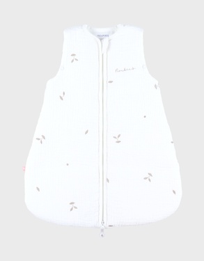 50cm quilted muslin sleeping bag with embroidery