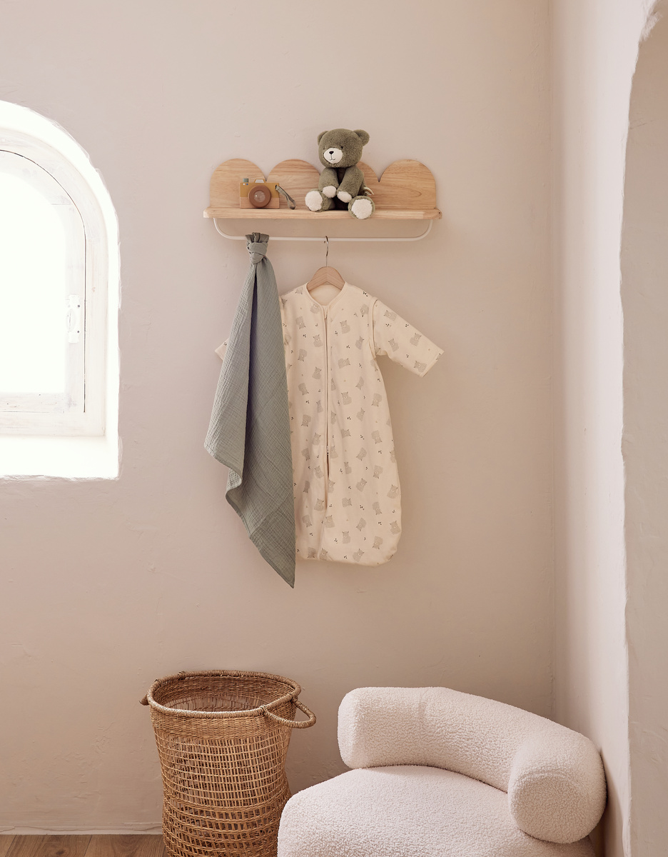 70cm sleeping bag with removable sleeves in jersey
