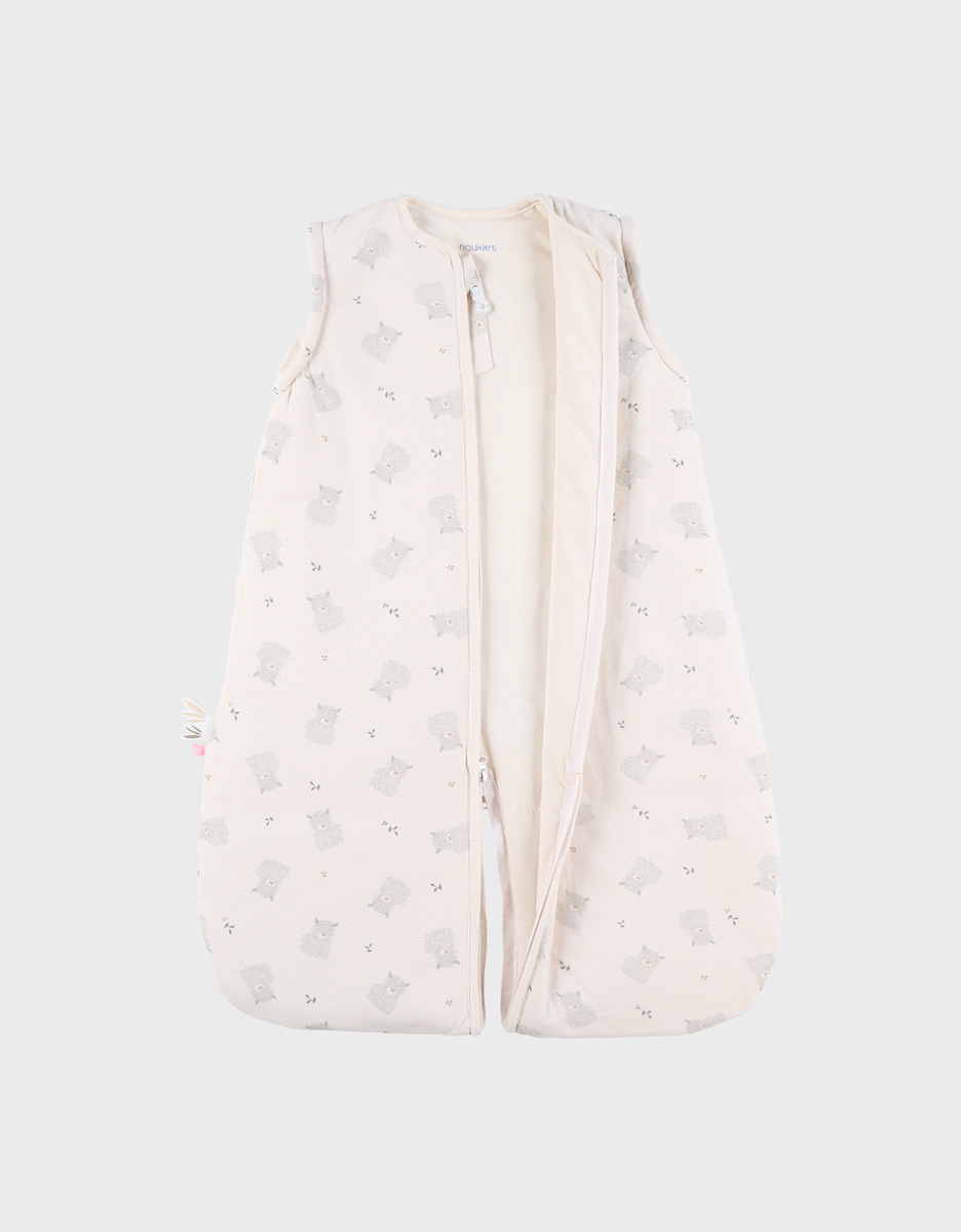 70cm sleeping bag with removable sleeves in jersey

