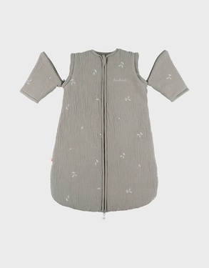 70cm quilted muslin sleeping bag with embroidery
