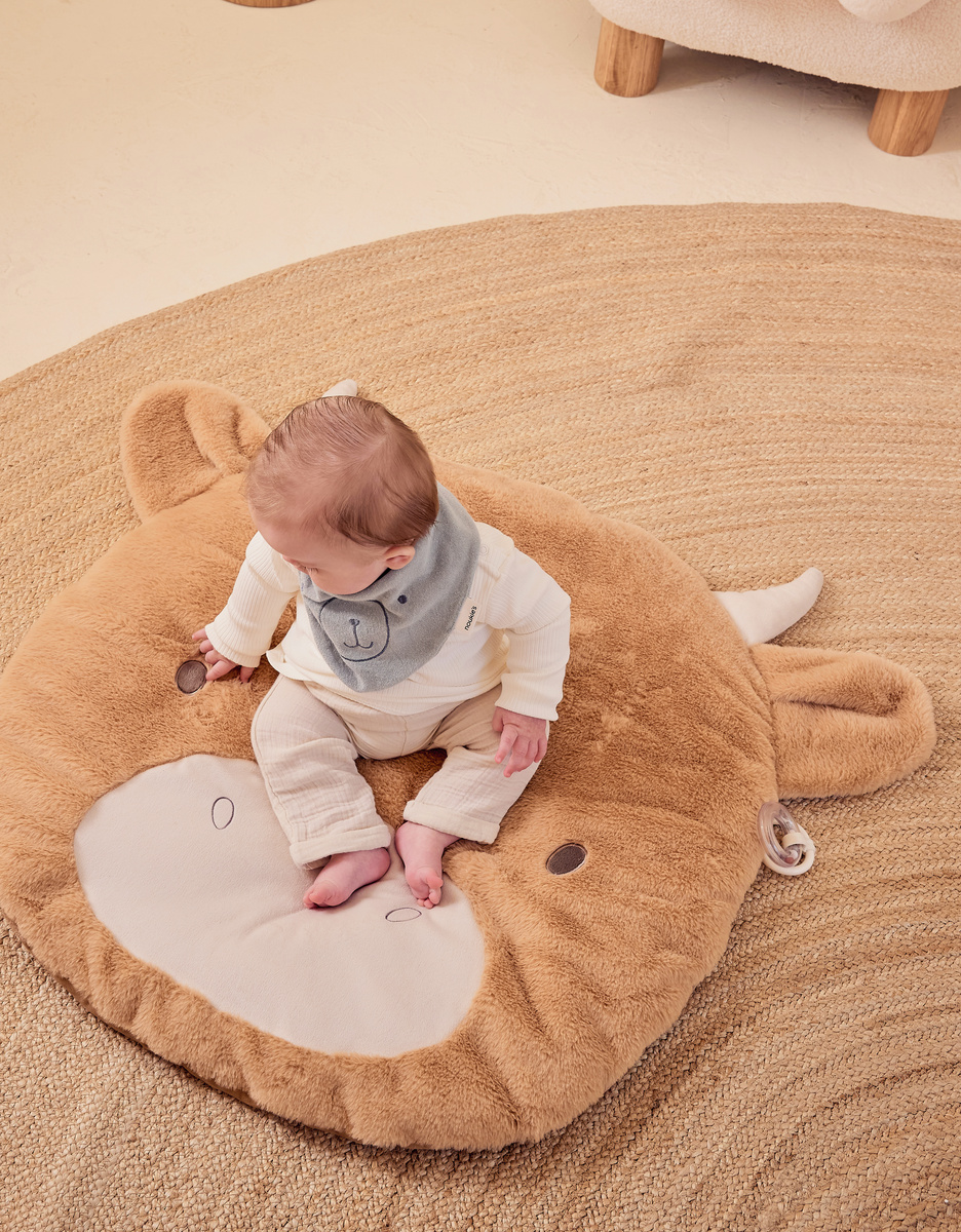 Tapis d’éveil beige - Fluffy Cow