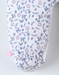 Jersey 1-delige pyjama met bloemenprint, ecru