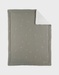 Deken 75x100cm in mousseline en sherpa kaki