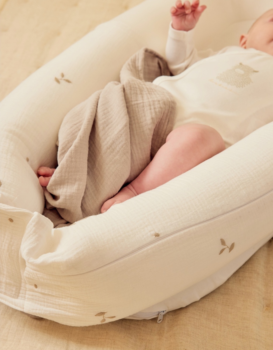 Nid bébé, Mousseline de coton bio