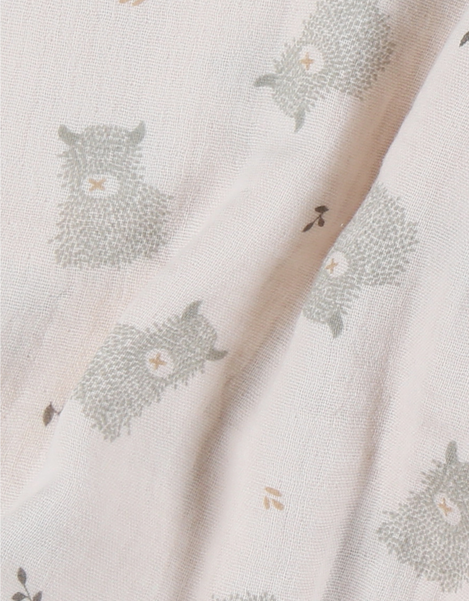 Lot de 2 langes 100*100cm, Mousseline de coton bio