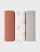 Lot de 3 langes 70*70cm, Mousseline de coton bio