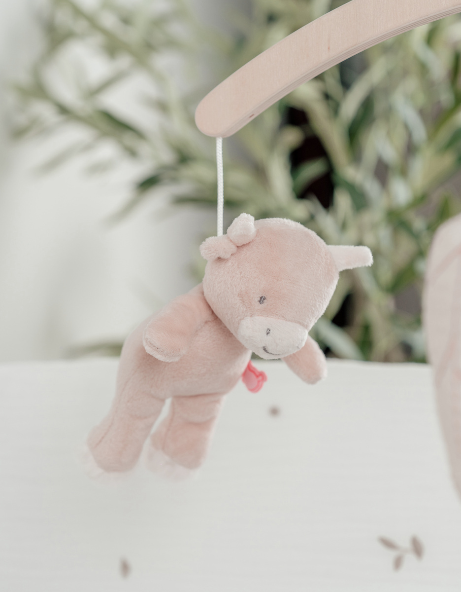 Mobile musical avec bras en bois – Lily & Fluffy