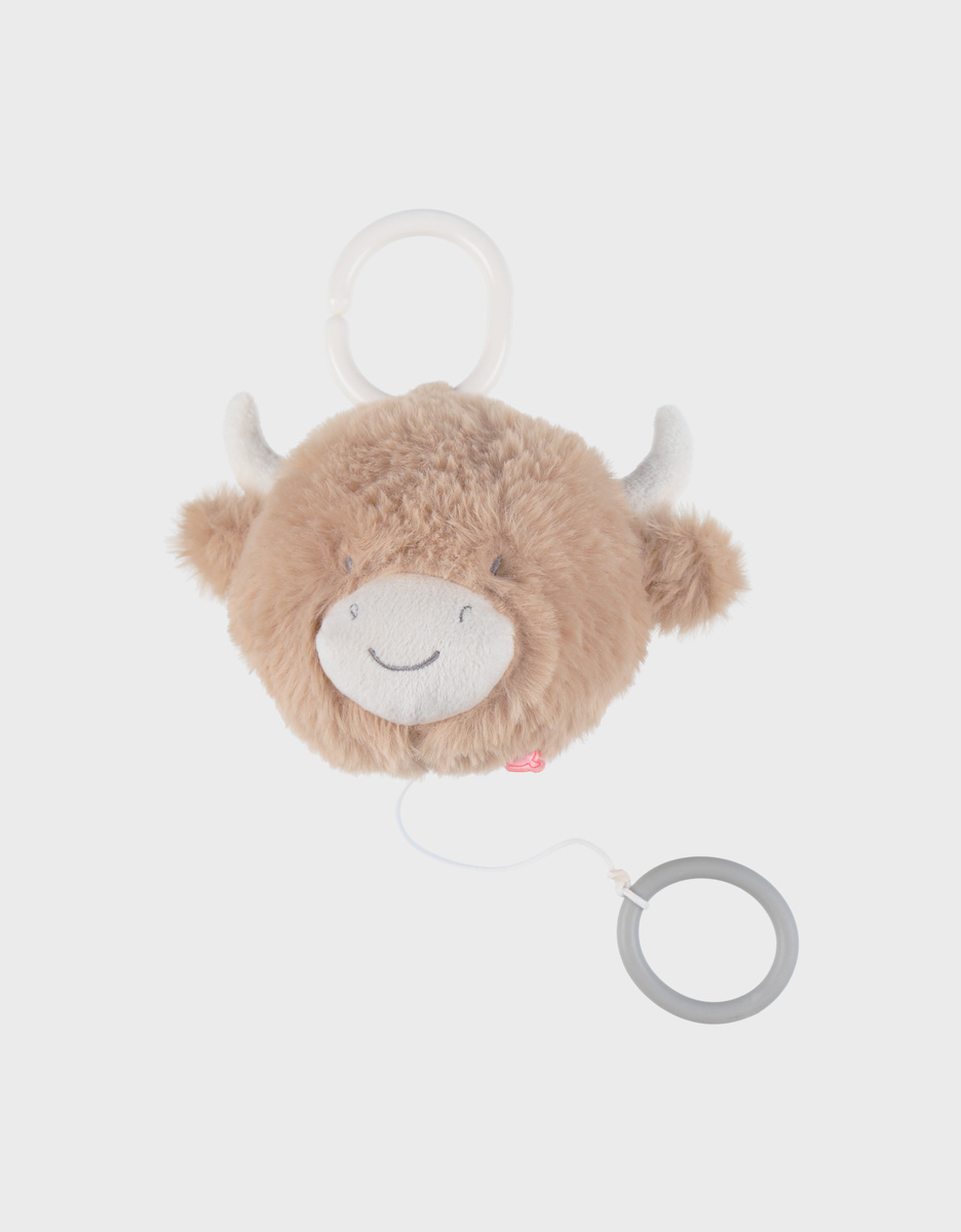 Peluche musicale Fluffy en Veloudoux® beige