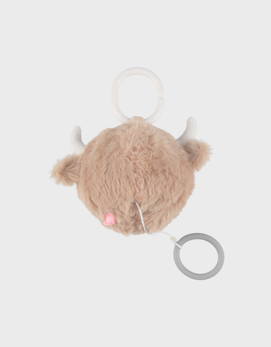 Peluche musicale Fluffy en Veloudoux® beige