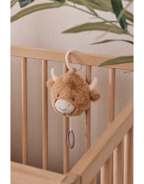 Muzikale knuffel Fluffy in Veloudoux® beige