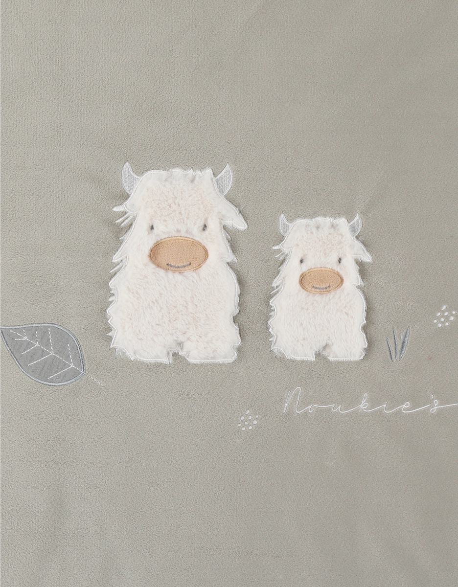 Kaki Veloudoux® blanket 100x140cm – Fluffy