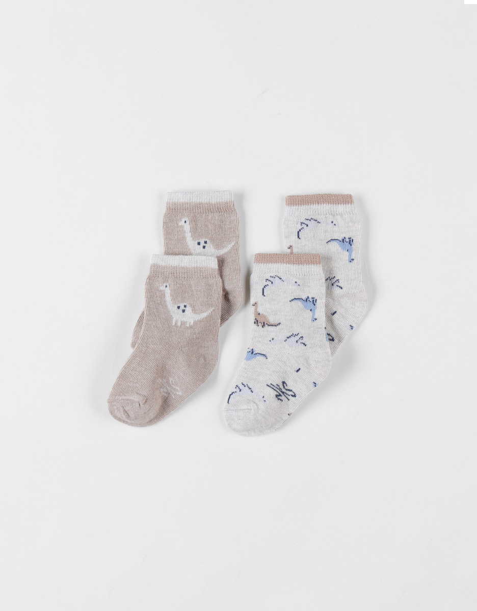 Lot de 2 paires de chaussettes en tricot