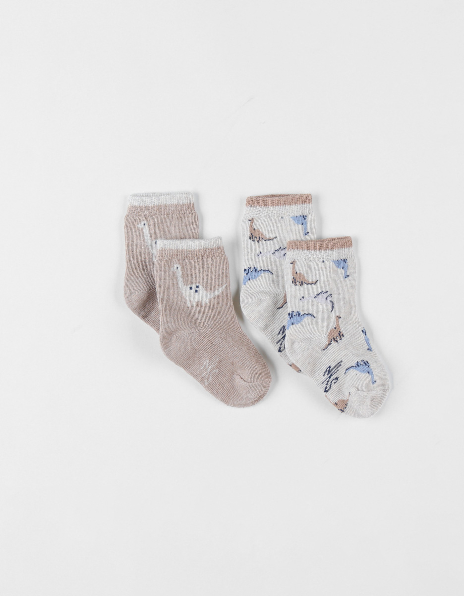 Lot de 2 paires de chaussettes en tricot