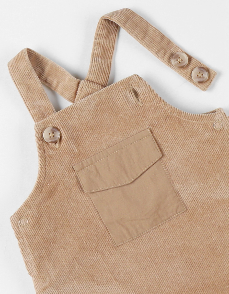 Set dungarees + t-shirt, corduroy