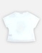 Short-sleeved t-shirt with butterfly print, off-white