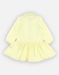 Striped long-sleeved dress, lemon/white