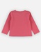 "Love" t-shirt met lange mouwen, framboosrood